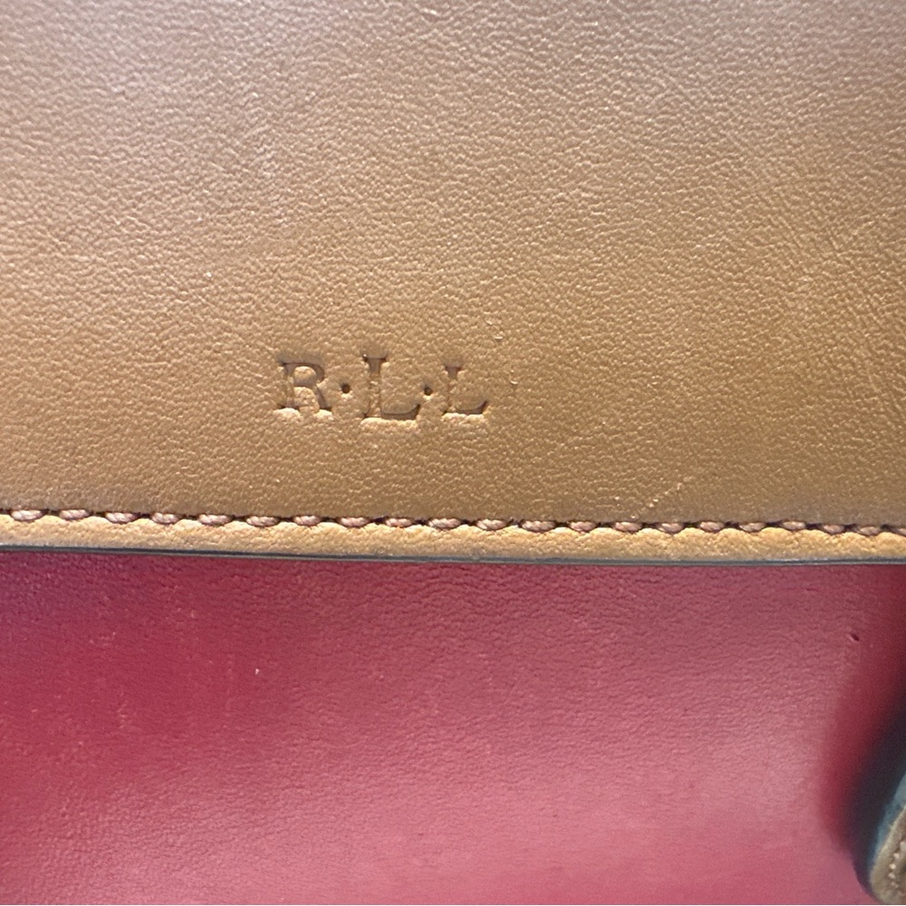 Vintage Lauren Ralph Lauren Leather Crossbody Bag - Picture 3 of 9